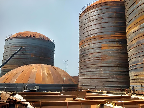 隆回焦粉钢板仓